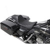 Drag Specialties Seats - Extended Reach Predator III Seat - Double Diamond - Black Stitching - FL '99-'07