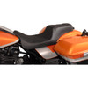 Drag Specialties Seats - Predator 1Up Seat - Vinyl - Double Diamond Black Stitch - FLH '08-'23