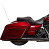 Drag Specialties Seats - Freedom Seat - Vinyl - Double Diamond Red Stitch - FLH '09-'23
