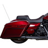 Drag Specialties Seats - Predator 1Up Seat - Vinyl - Double Diamond Red Stitch - FLH '08-'23