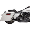Drag Specialties Seats - Freedom Seat - Vinyl - Double Diamond Black Stitch - FLH '97-'07