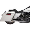 Drag Specialties Seats - Freedom Seat - Vinyl - Double Diamond Silver Stitch - FLH '97-'07