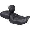 Mustang #88420 - Deluxe Passenger Seat - Wide - Black Stitch - FLT/FLH '23-'25