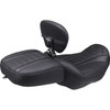 Mustang #88420GM - Deluxe Passenger Seat - Wide - Gunmetal Stitch - FLT/FLH '23-'25