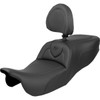 Saddlemen #815-07-187BR - Roadsofa™ Seat - with Backrest - Plain - FLRT/FLTRT '15-'25