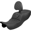 Saddlemen #815-07-210B0 - Roadsofa™ Seat - with Backrest - Tri-Gripper - FLRT/FLTRT '15-'25