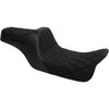 Slyfox #4710C-SlyFox - High Noon Seat - Double Diamond - Black Logo - Black Stitch - FLH/FLT '08-'25