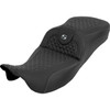 Saddlemen #808-07B-20905 - Extended Reach RoadSofa™ Seat - Dragon Scale - w/o Backrest - Silver Stitch - FLH/FLT '08-'25