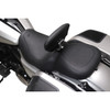 Mustang #89402 - Wide Tripper™ Solo Seat - Backrest Receiver - Black Stitch - FLT/FLH '23-'26