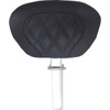 Mustang #89539 - Driver Backrest - Double Diamond - Black Stitch - FLH/FLT '08-'25