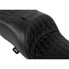 Drag Specialties Seats - Freedom Seat - Solar Leather - Double Diamond Black Stitch - FLRT/FLTRT '15-'25