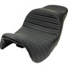 Slyfox #4723A - Chariot Seat - Black Classic Stitch - Black Logo - FLH/FLT '09-'23.5