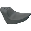 Drag Specialties Seats - Solo Seat - Smooth - Driver Backrest - FL/FX '06-'17