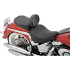 Drag Specialties Seats - Solo Seat - Smooth - Backrest - FLST '00-'17