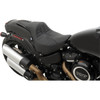Drag Specialties Seats - EZ-Solo Seat - Scorpion Stitch - Vinyl - FXFB/S '18-'22