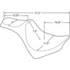 Drag Specialties Seats - Predator III Seat - Smooth - FL/FX '18-'23