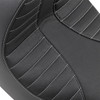 Drag Specialties Seats - EZ-Solo Seat - Scorpion Stitch - Silver Thread - Vinyl - FXBR/S '18-'20