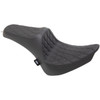 Drag Specialties Seats - Predator III Seat - Double Diamond - Black Stitching - FX/FL '00-'17