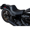 Drag Specialties Seats - Solo Seat - Black - Smooth - FL/FX '18-'23