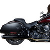 Drag Specialties Seats - Predator Seat - Double Diamond w/ Black Sitching - Vinyl - FLSB/FXLR '18-'23