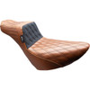 LE Pera #LYR-580DLTDV01 - Tailwhip Daddy Long Legs Seat - Brown - Double Diamond - Black Stitch - FL/FX '18-'25