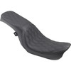 Drag Specialties Seats - Predator 2-Up Seat - Double Diamond - Black - FX/FL '06-'17