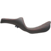 Drag Specialties Seats - Predator III Seat - Double Diamond - Red Stitching - FXD/FLD '06-'17