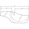 Drag Specialties Seats - Predator Seat - Smooth - XL '10-'22