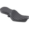 Drag Specialties Seats - Double Bucket Seat - Double Diamond Stitch - XL '10-'22