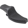 Drag Specialties Seats - Predator III Seat - Diamond Stich w/ Black Thread - XL '57-'78