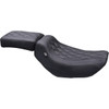 Mustang #83101 - Tripper™ Passenger Seat - Double Diamond - Black Stitching - Nightster '22-'25