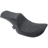 Drag Specialties Seats - Predator III Seat - Double Diamond - Black Stitching - FXR '82-'00
