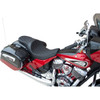 Drag Specialties Seats - Low Profile Touring Seat - Double Diamond w/ Black Stitching - Indian '14-'22