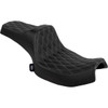 Drag Specialties Seats - Freedom Seat - Vinyl/Solar Leather - Double Diamond Black Stitch - Challenger '20-'25/Chieftain '25
