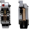 Hawg Halters #FKDDCC6013 - 6-Piston Dual Caliper - Chrome - 13"