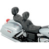 Drag Specialties Seats - EZ Glide II Backrest - Large - Vinyl - Pillow
