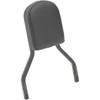 Drag Specialties Seats - Sissy Bar Pad - Short - Smooth - Solar Reflective Leather Top Stitch