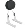 Drag Specialties Seats - Oval Sissy Bar Pad - Black - Studded