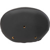 Drag Specialties Seats - Oval Sissy Bar Pad - Double Diamond - Black Stitch - FL '99-'22