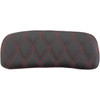 Drag Specialties Seats - Chopped Tour-Pak Pad - Solar Leather - Red Double Diamond