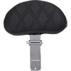 Drag Specialties Seats - EZ Glide II Backrest - Small - Vinyl - Double Diamond Black Stitch