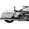 Drag Specialties Seats - EZ Glide II Backrest - Small - Vinyl - Double Diamond Black Stitch