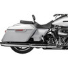 Drag Specialties Seats - EZ Glide II Backrest - Small - Vinyl - Double Diamond Black Stitch