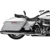 Drag Specialties Seats - EZ Glide II Backrest - Small - Vinyl - Double Diamond Black Stitch