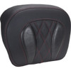 Mustang #88440DC - Chopped Tour-Pak® Pad - Dark Cherry Stitching - FLH/FLT '23-'25