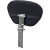 Mustang #89460 - Deluxe Driver Backrest - Diamond - Black Stitching - FLT/FLH '23-'25
