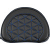 Saddlemen #051321101 - Contoured Sissy Bar Pad - Tri-Gripper - Blue Stitch