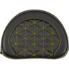 Saddlemen #051321107 - Contoured Sissy Bar Pad - Tri-Gripper - Gold Stitch