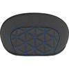 Saddlemen #061021101 - Mini Contour Sissy Bar Pad - Tri-Gripper - Blue Stitch