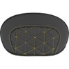 Saddlemen #061021107 - Mini Contour Sissy Bar Pad - Tri-Gripper - Gold Stitch